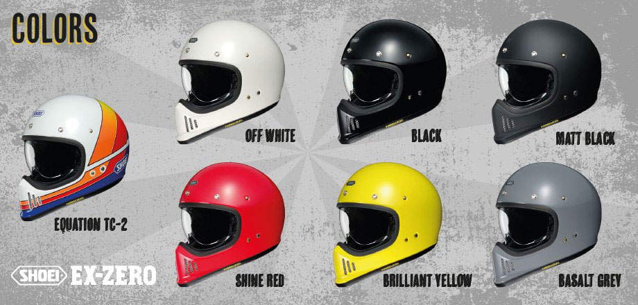 shoei-exzero-colours