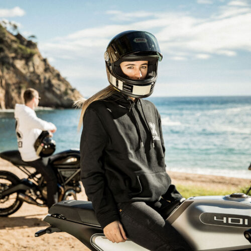 Felpa Logo X Shoei Nera - immagine 5
