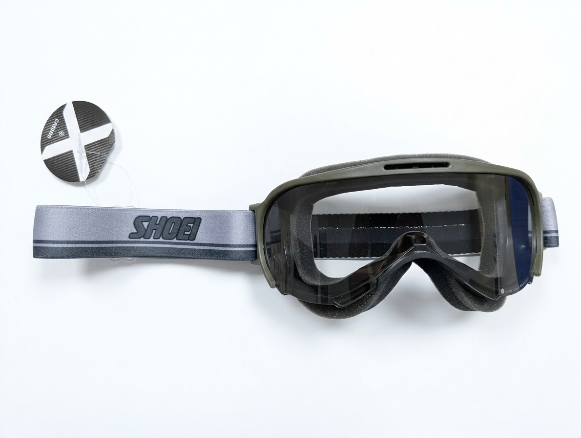 SHOEI J-O2 WABI GOGGLES GREEN - immagine 2