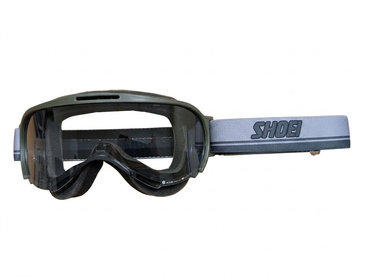 SHOEI J-O2 WABI GOGGLES GREEN - immagine 3