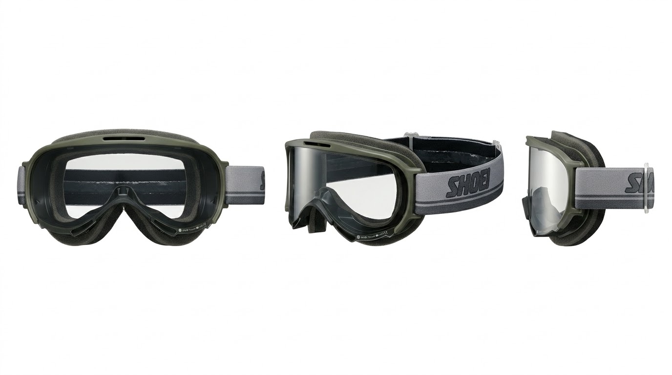 SHOEI J-O2 WABI GOGGLES GREEN - immagine 4